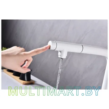 Смеситель Paulmark Viper Vi213105-431 (белый матовый) картинка 5